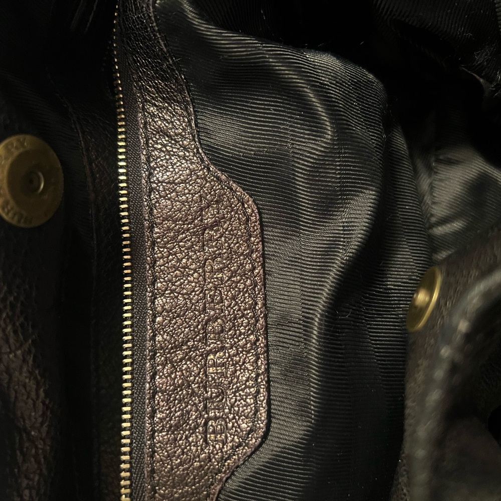Burberry Black Leather hobo Bag and Wallet - Picture 5 of 8